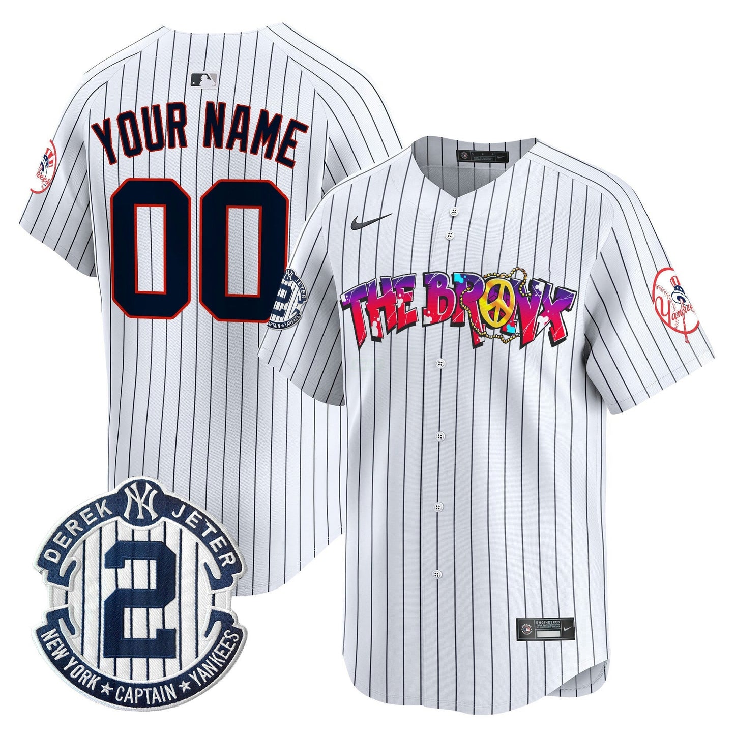Camisa MLB New York The Bronx Graffiti Vapor Premier Limited Jersey V7