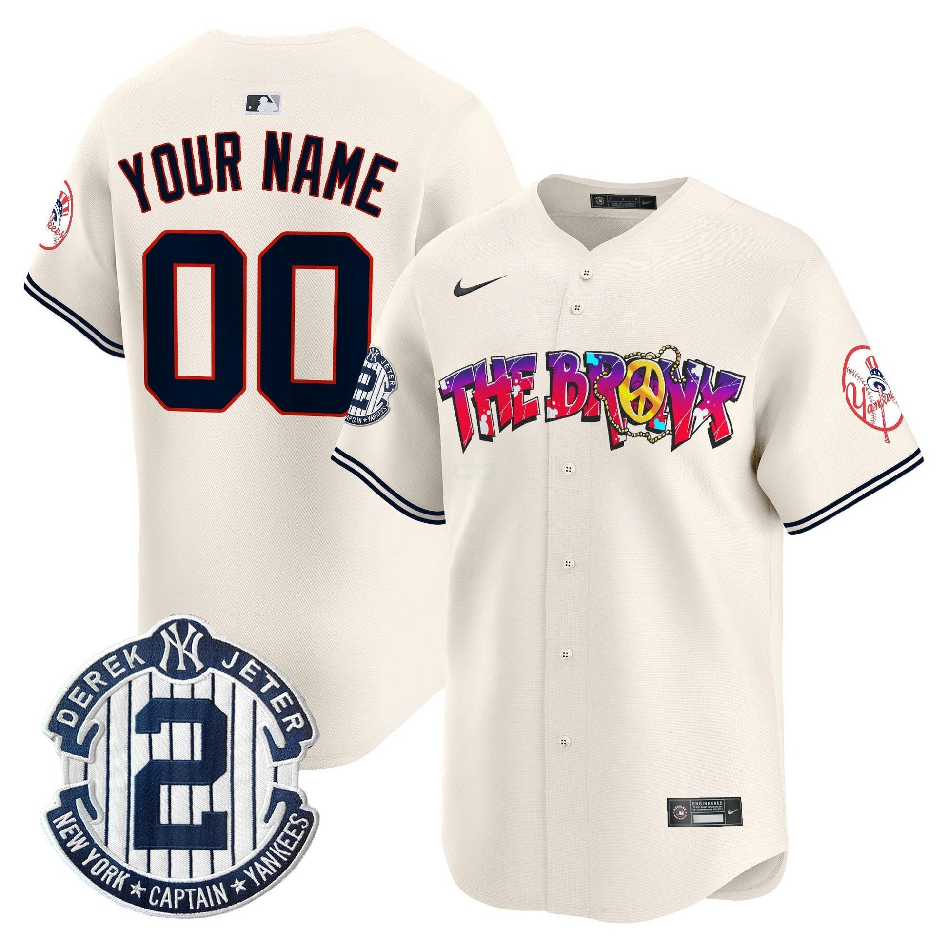 Camisa MLB New York The Bronx Graffiti Vapor Premier Limited Jersey V7