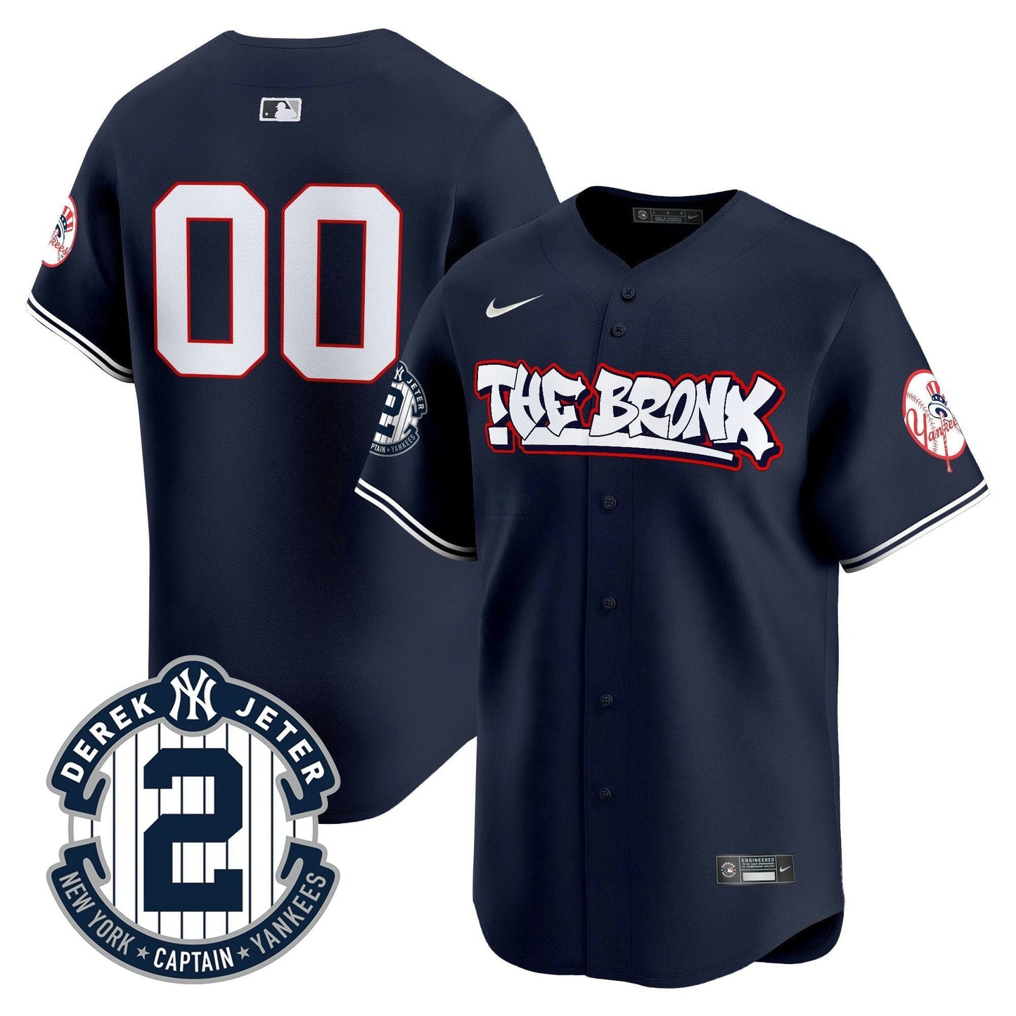 Camisa MLB New York The Bronx Graffiti Vapor Premier Limited Jersey V8