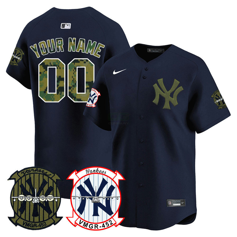 Camisa MLB New York Woodland USMC Alternativa Vapor Premier Limited Jersey