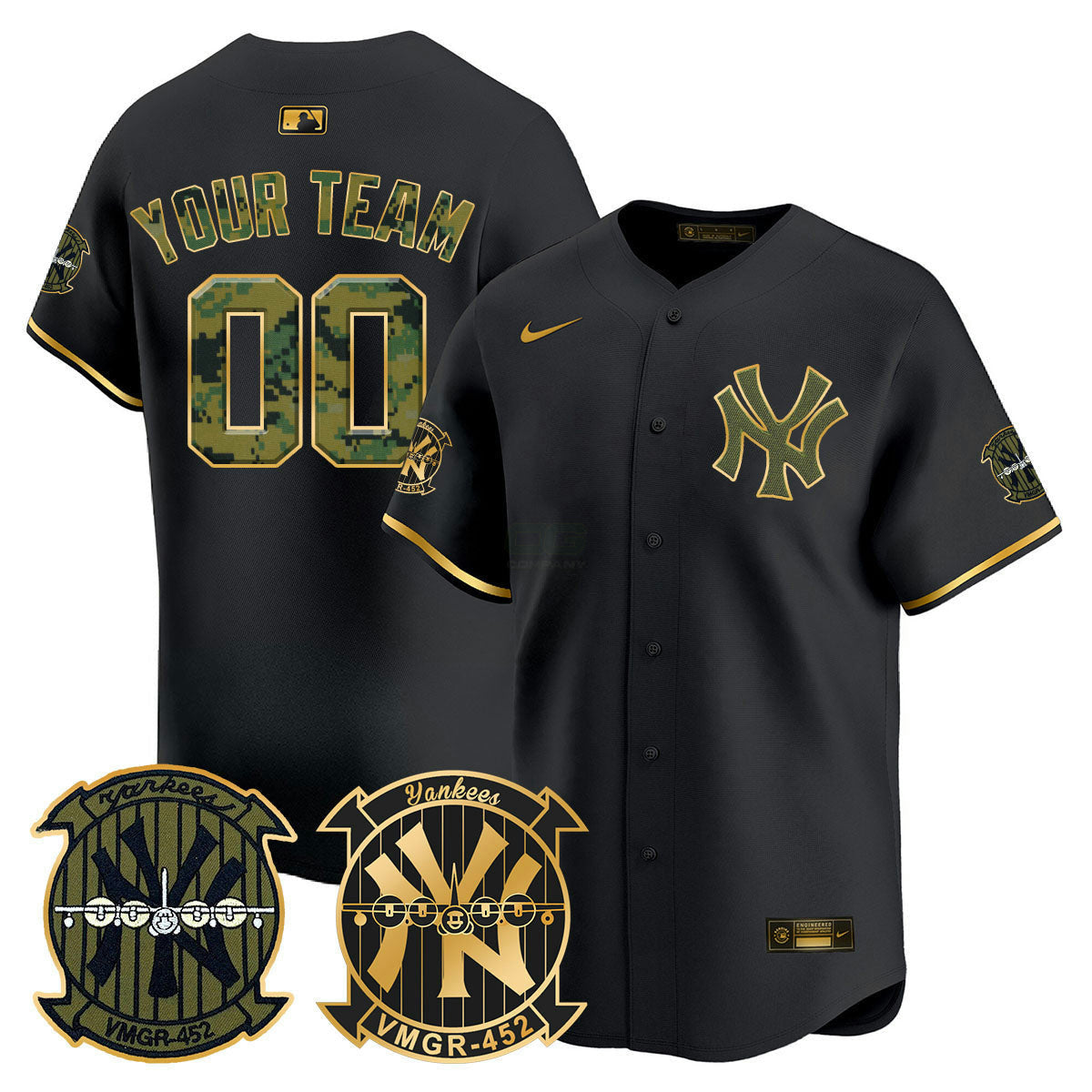 Camisa MLB New York Woodland USMC Alternativa Vapor Premier Limited Jersey