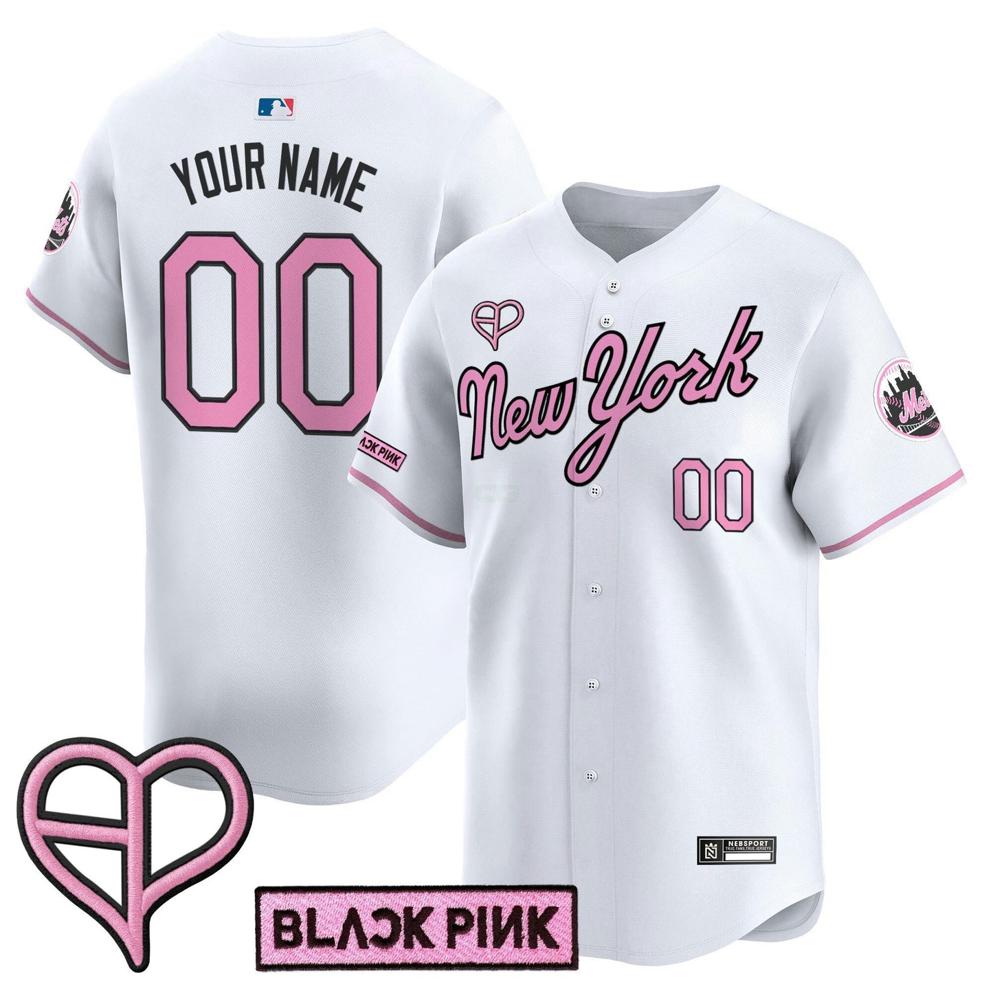 Camisa MLB New York x BLACKPINK 2025 Vapor Premier Limited Jersey