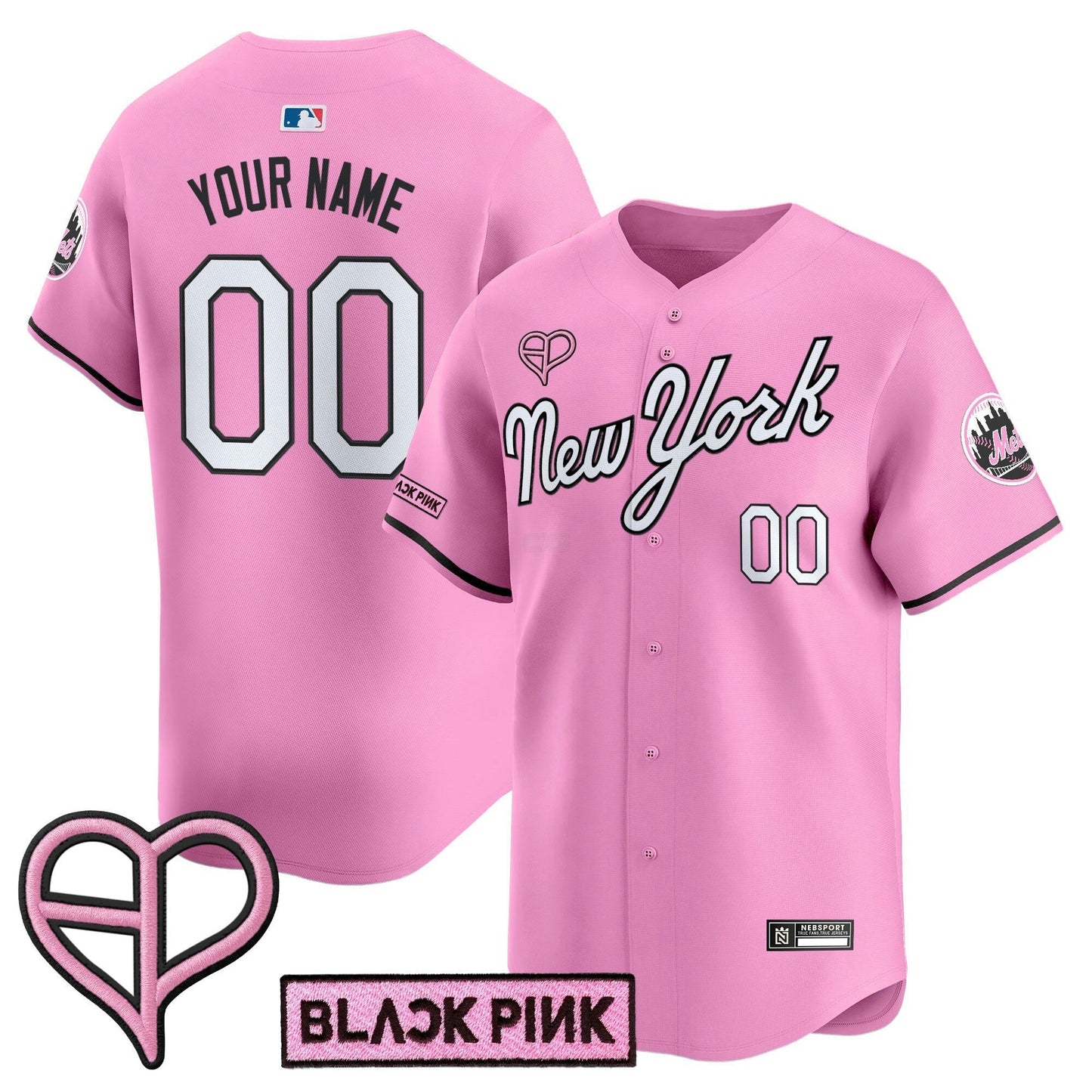 Camisa MLB New York x BLACKPINK 2025 Vapor Premier Limited Jersey