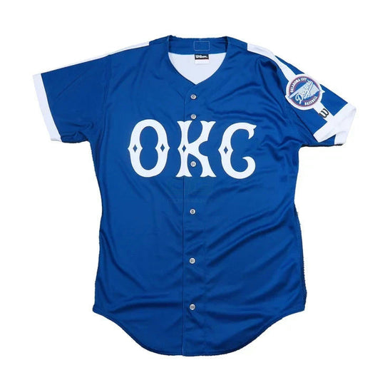 Camisa MLB Oklahoma City OKC Azul Jersey - Azul