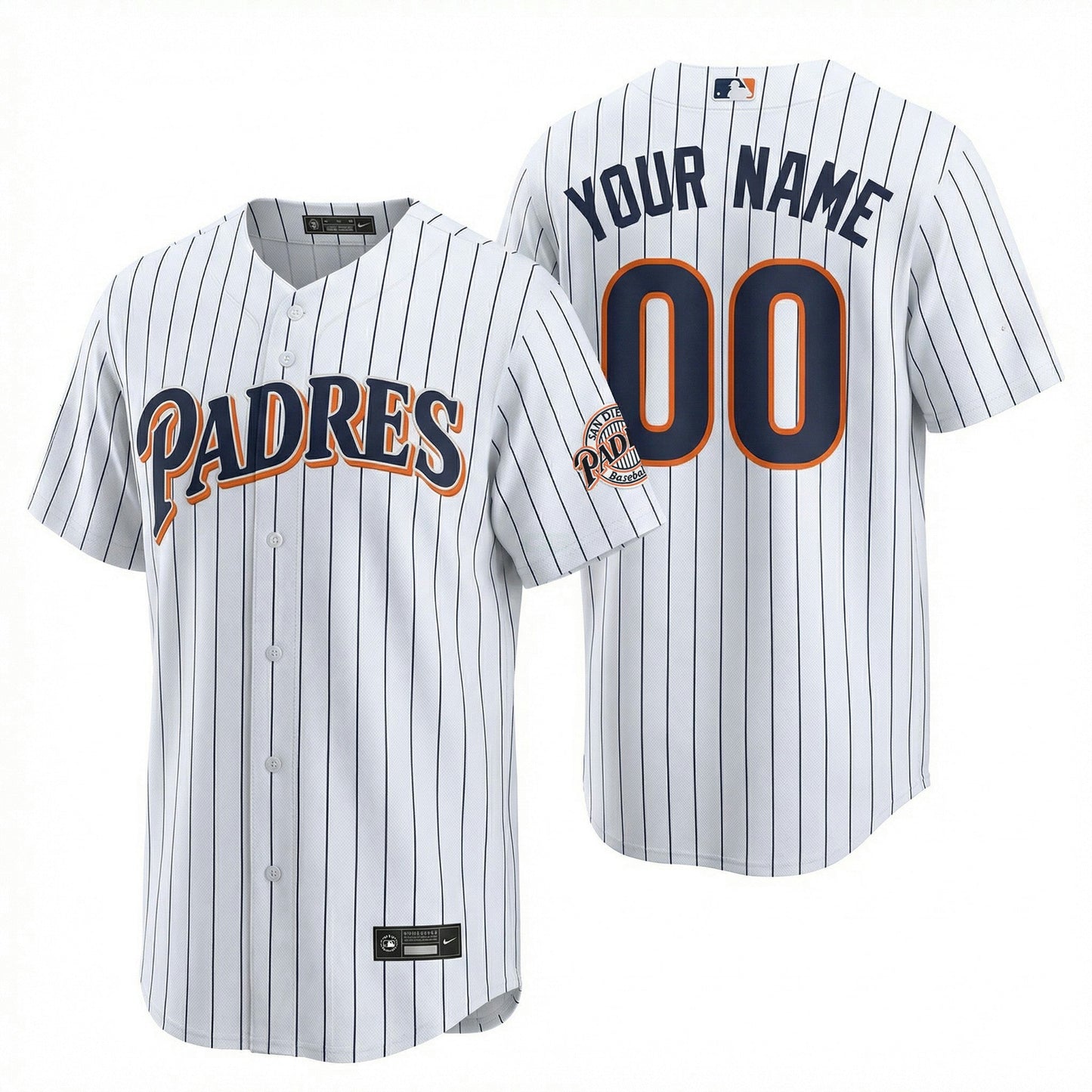 Camisa MLB Padres Custom Jersey (Made to order ships in 3-6 weeks) - Branca