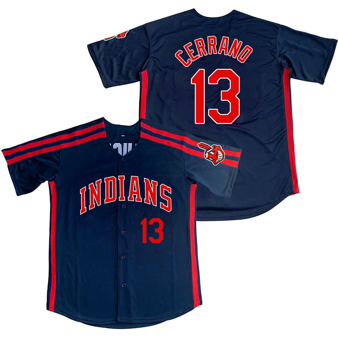 Camisa MLB Pedro Cerrano Indians Jersey (Ships in 3–6 Weeks)