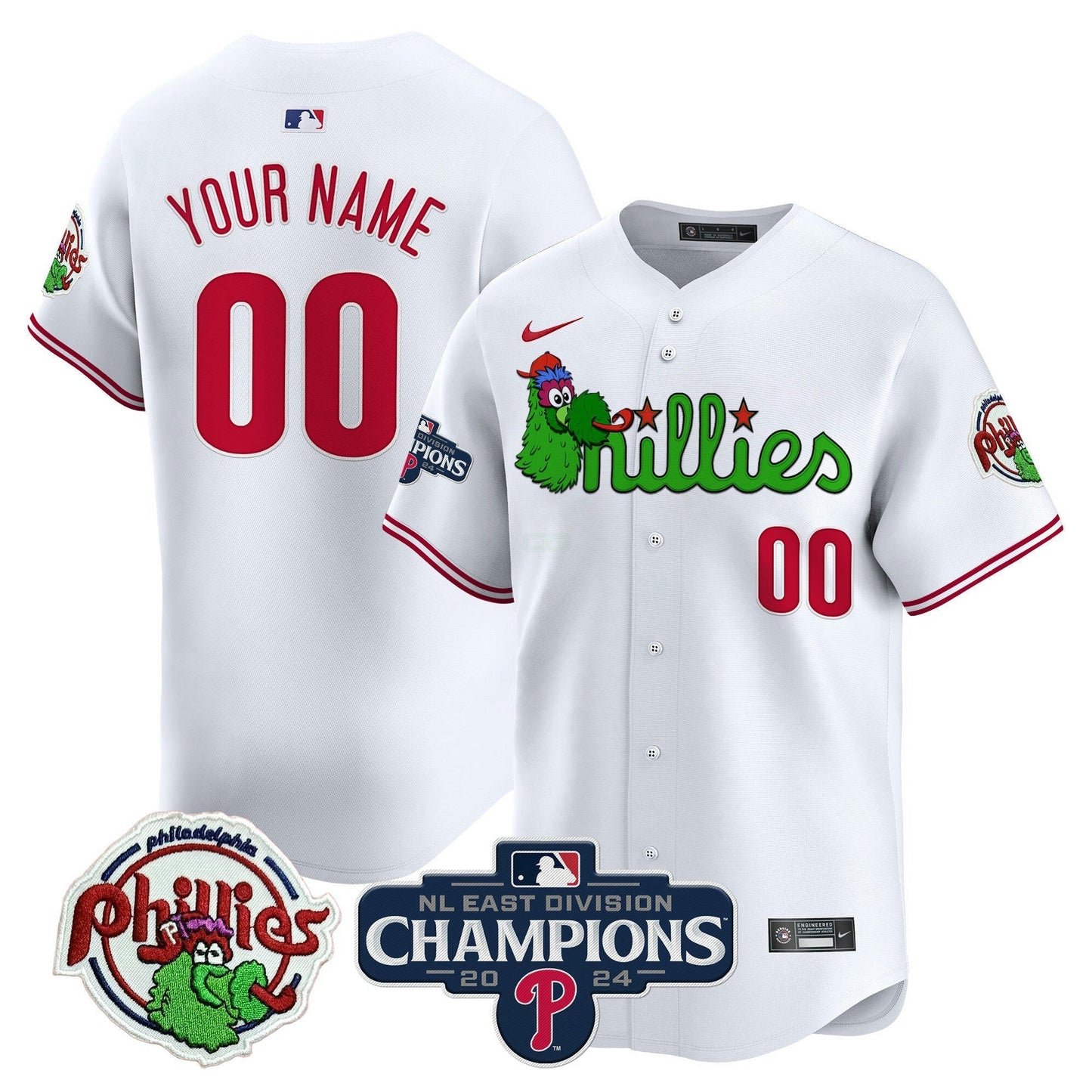 Camisa MLB Phanatic 2024 NL East Division Champions Vapor Premier Limited Jersey V2
