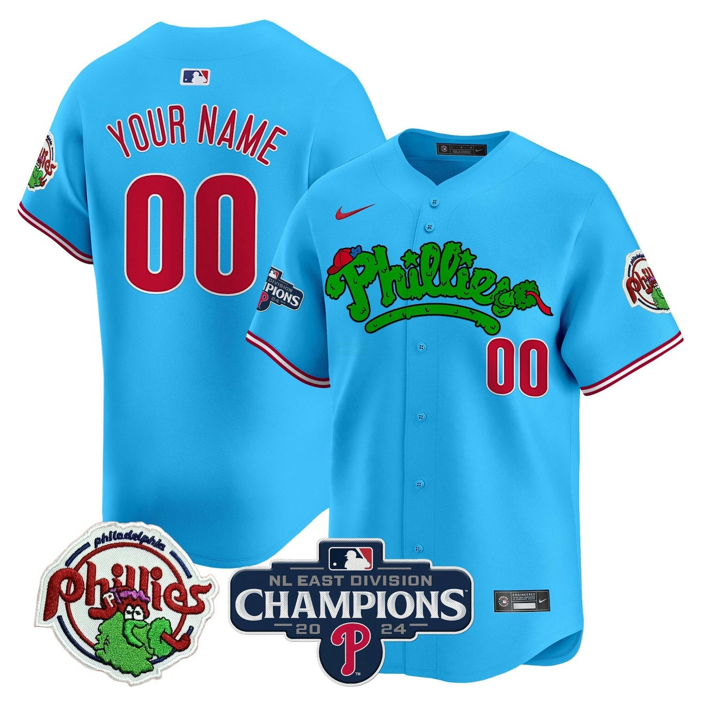 Camisa MLB Phanatic 2024 NL East Division Champions Vapor Premier Limited Jersey