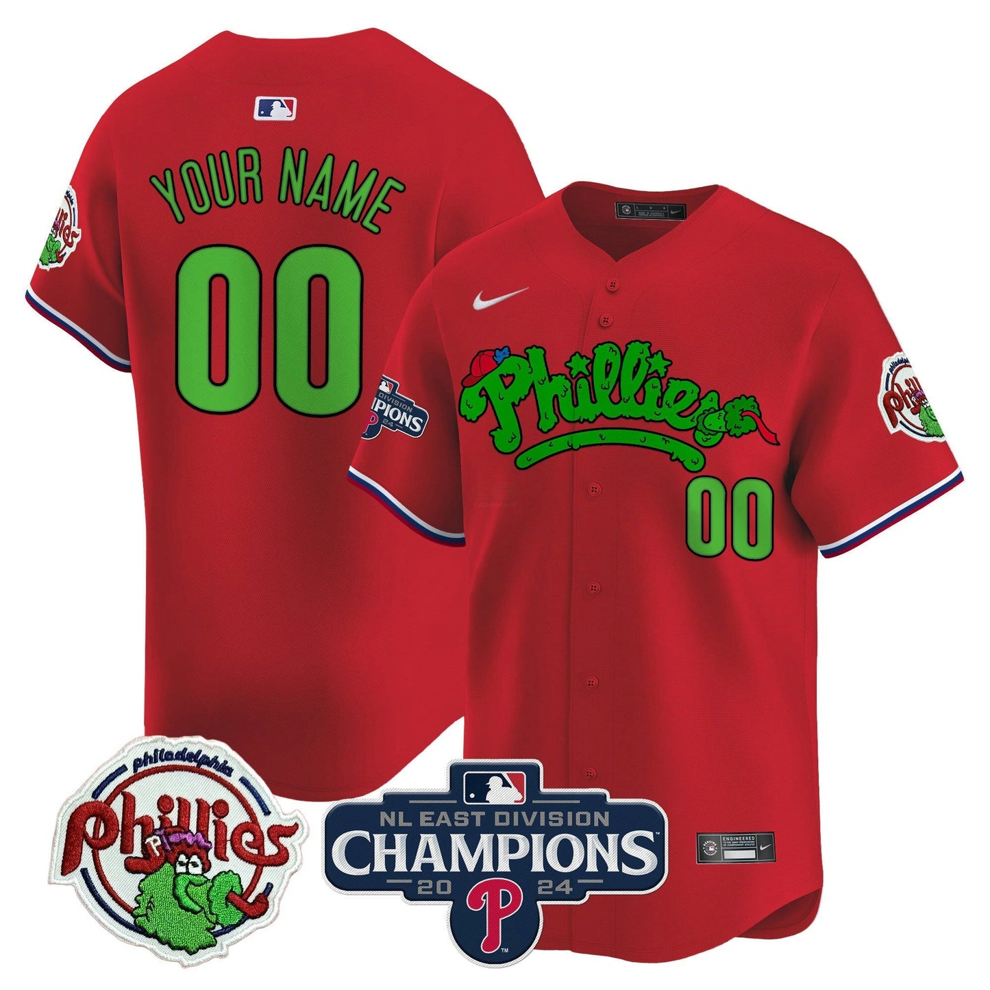 Camisa MLB Phanatic 2024 NL East Division Champions Vapor Premier Limited Jersey