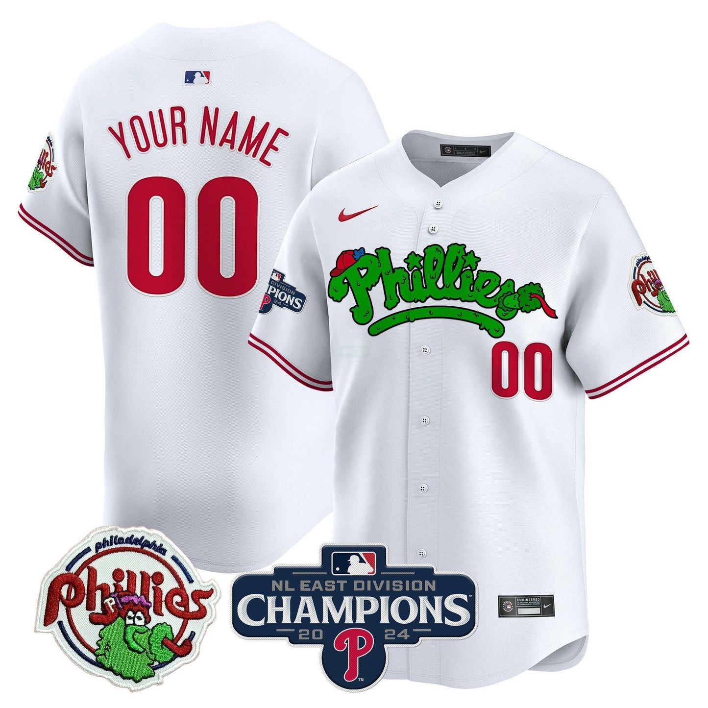 Camisa MLB Phanatic 2024 NL East Division Champions Vapor Premier Limited Jersey