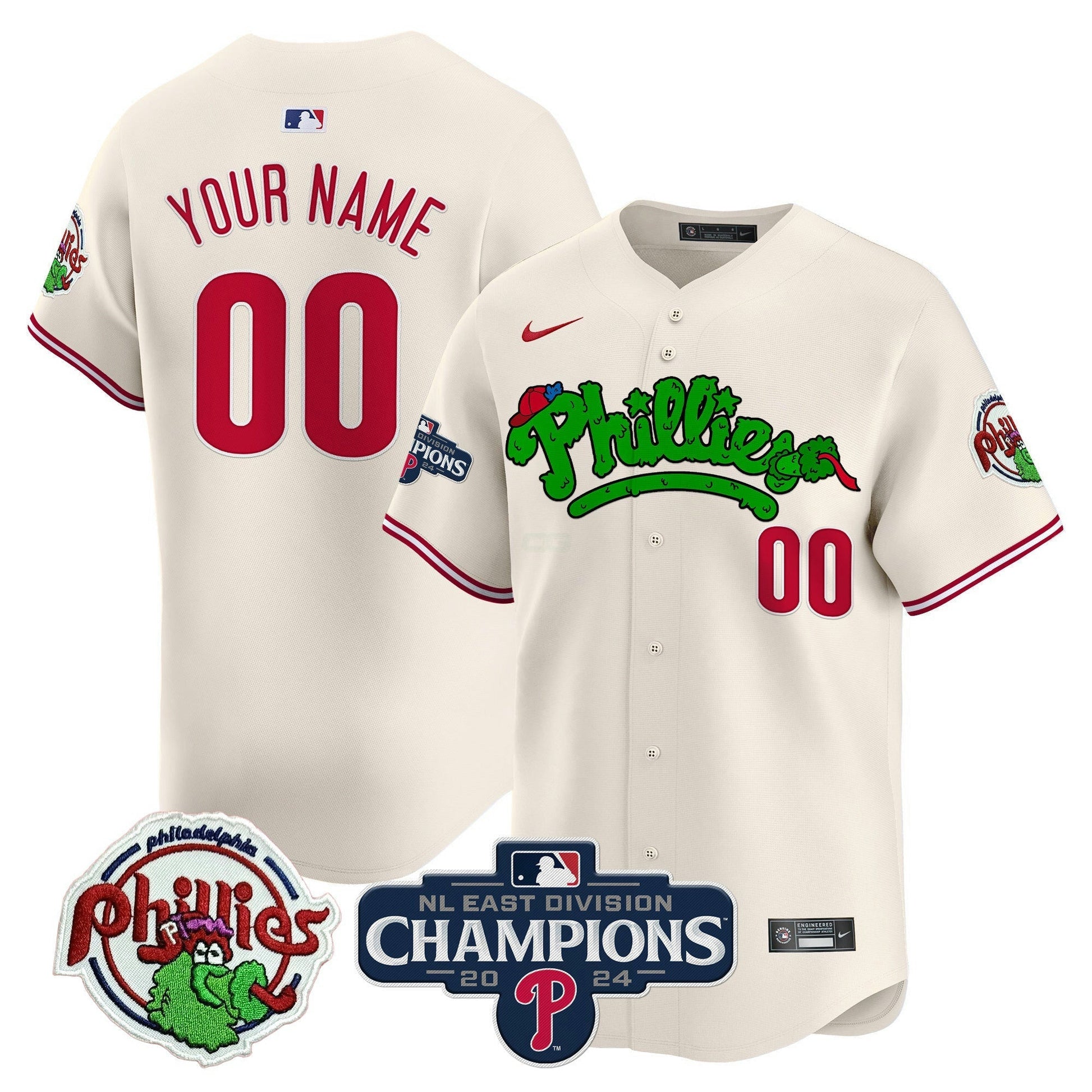 Camisa MLB Phanatic 2024 NL East Division Champions Vapor Premier Limited Jersey
