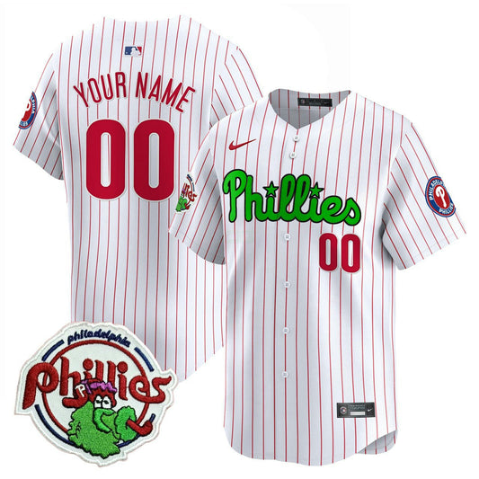 Camisa MLB Phanatic Patch Branca Pinstripe Vapor Special Jersey