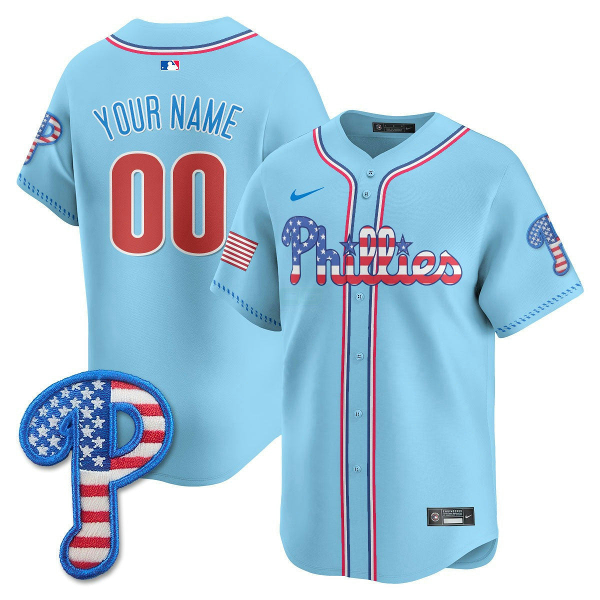 Camisa MLB Philadelphia 2025 Fourth of July Vapor Premier Limited Jersey