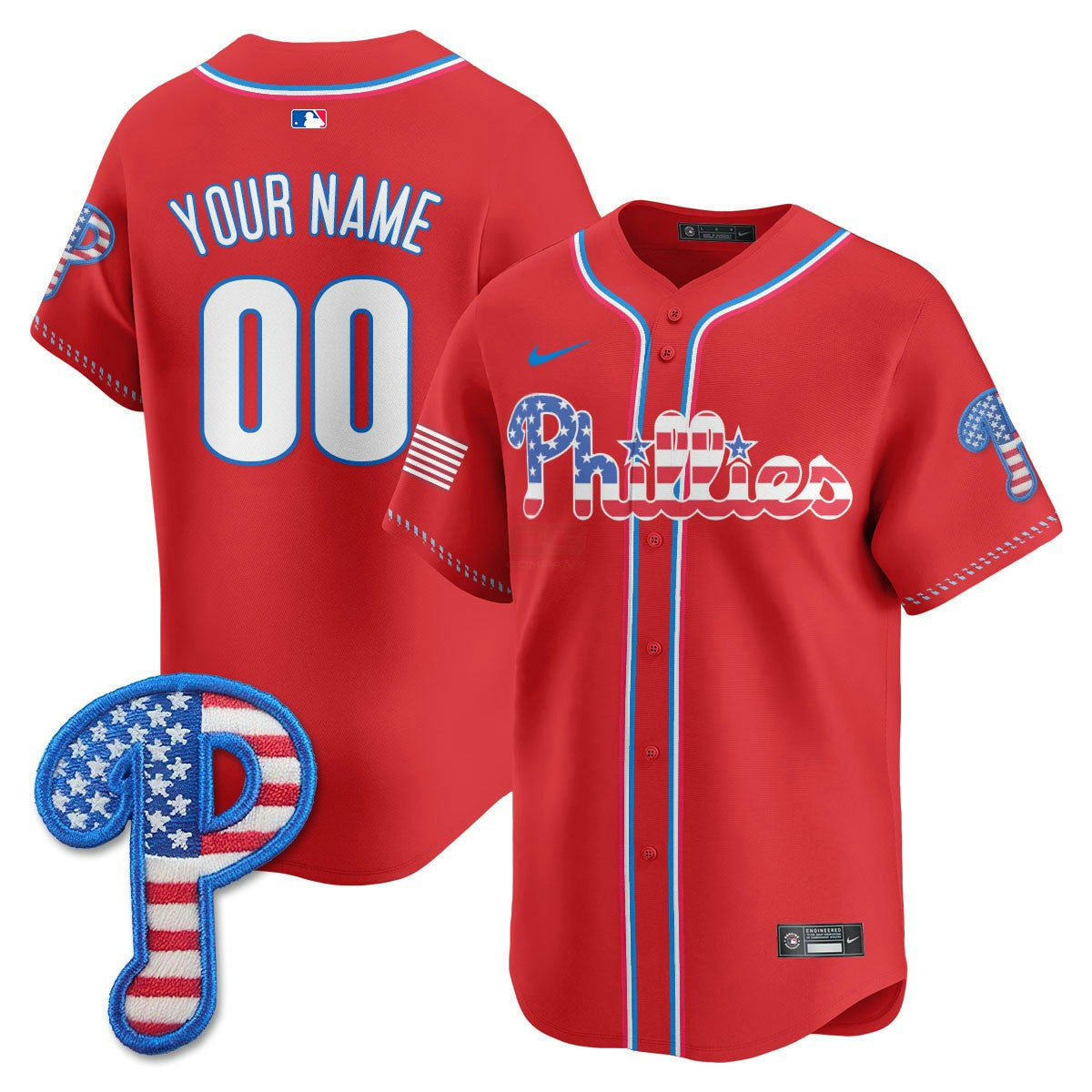 Camisa MLB Philadelphia 2025 Fourth of July Vapor Premier Limited Jersey