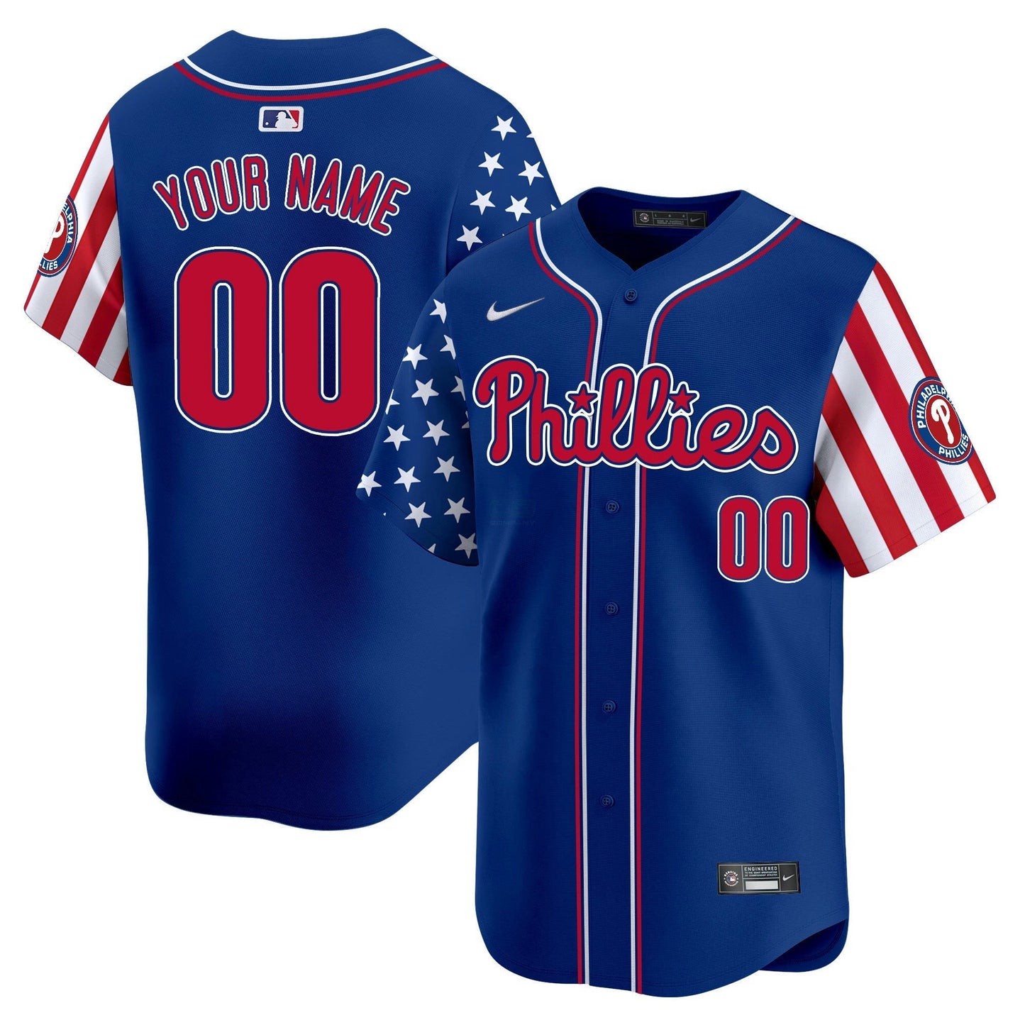 Camisa MLB Philadelphia 2025 Independence Day Vapor Premier Limited Jersey