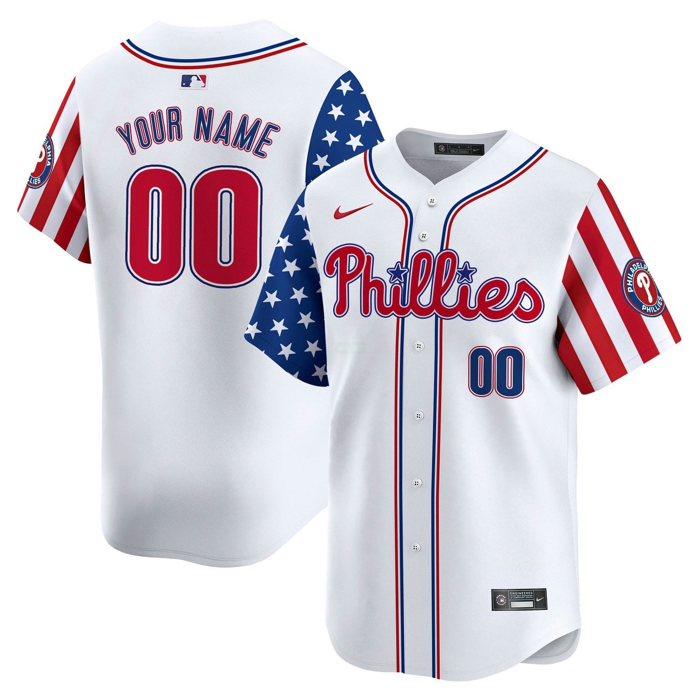 Camisa MLB Philadelphia 2025 Independence Day Vapor Premier Limited Jersey
