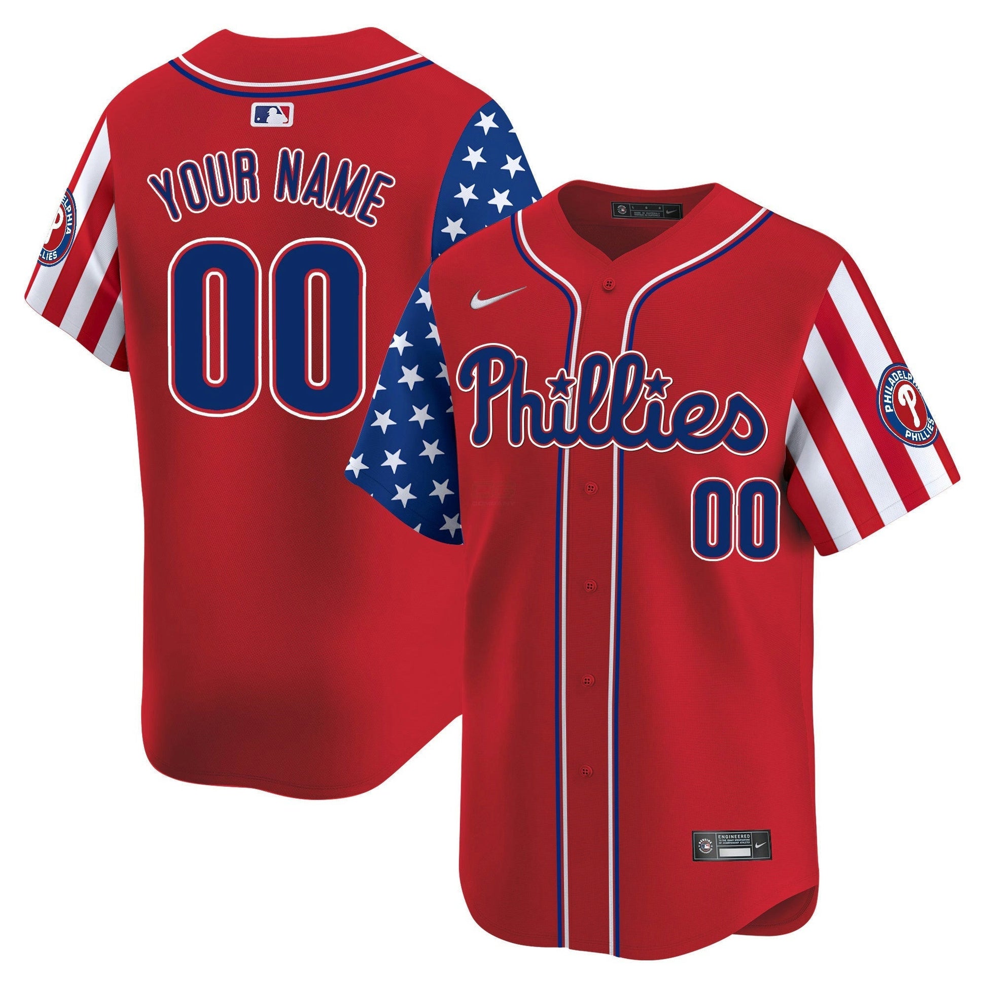 Camisa MLB Philadelphia 2025 Independence Day Vapor Premier Limited Jersey