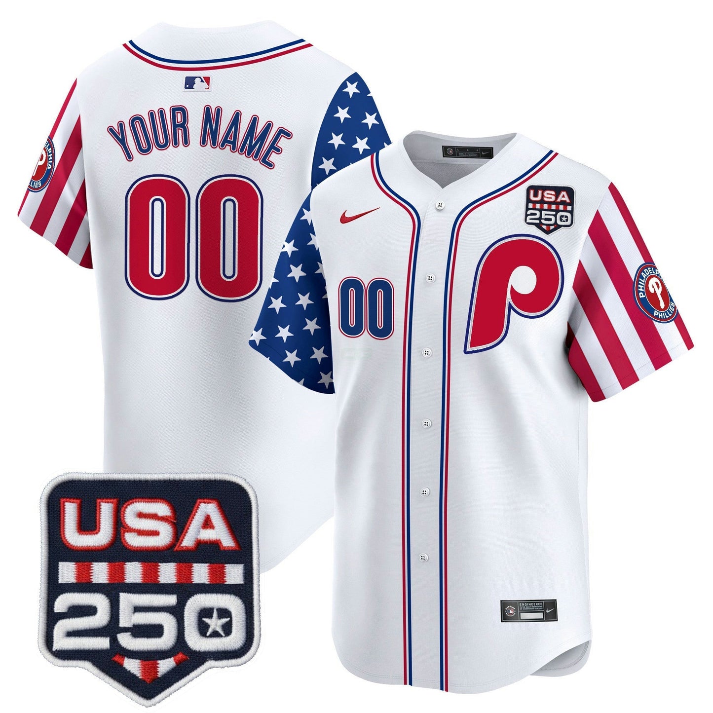 Camisa MLB Philadelphia America250 Edition Vapor Premier Limited Jersey