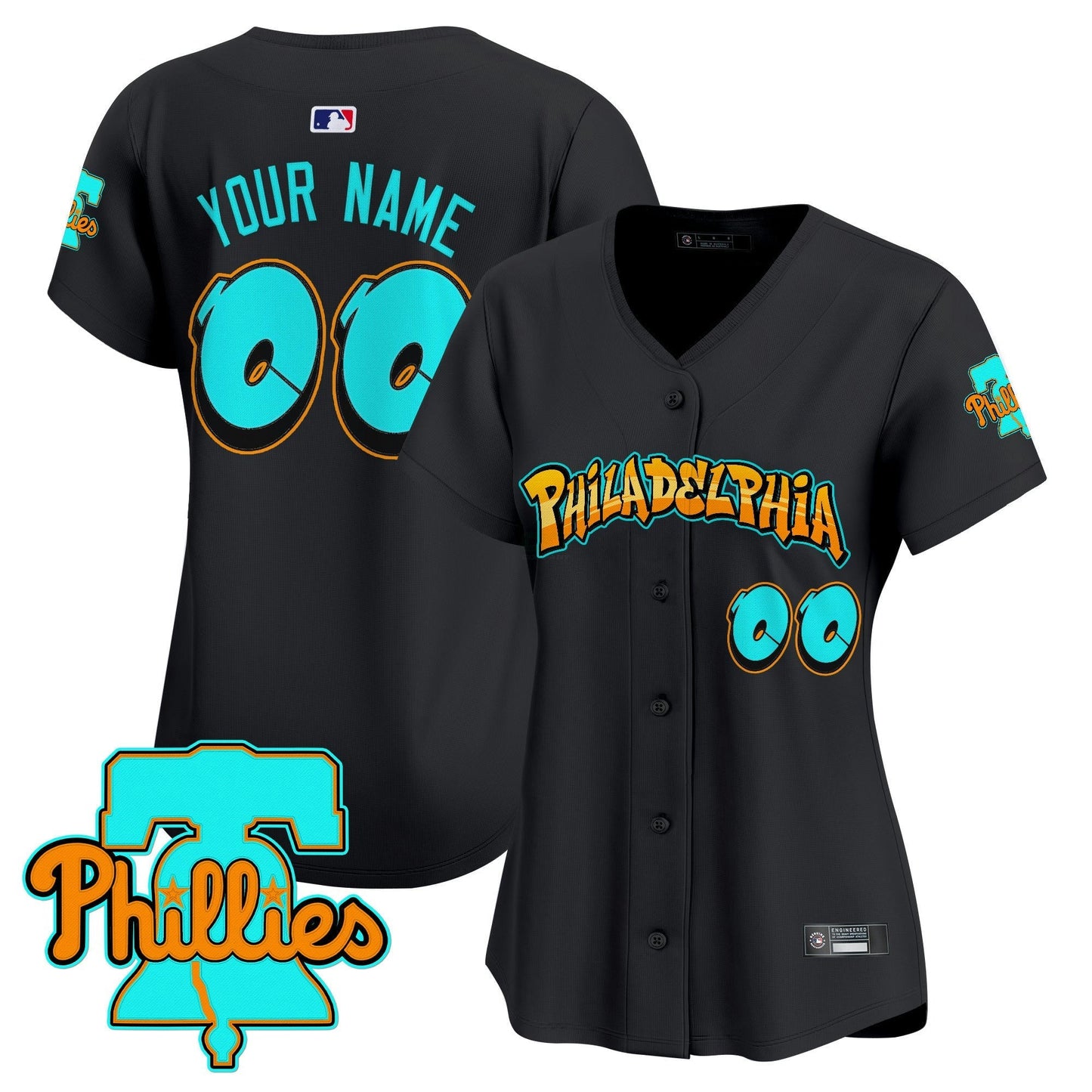 Camisa MLB Philadelphia ‘Graffiti Broad Street Edition’ Vapor Premier Limited Jersey