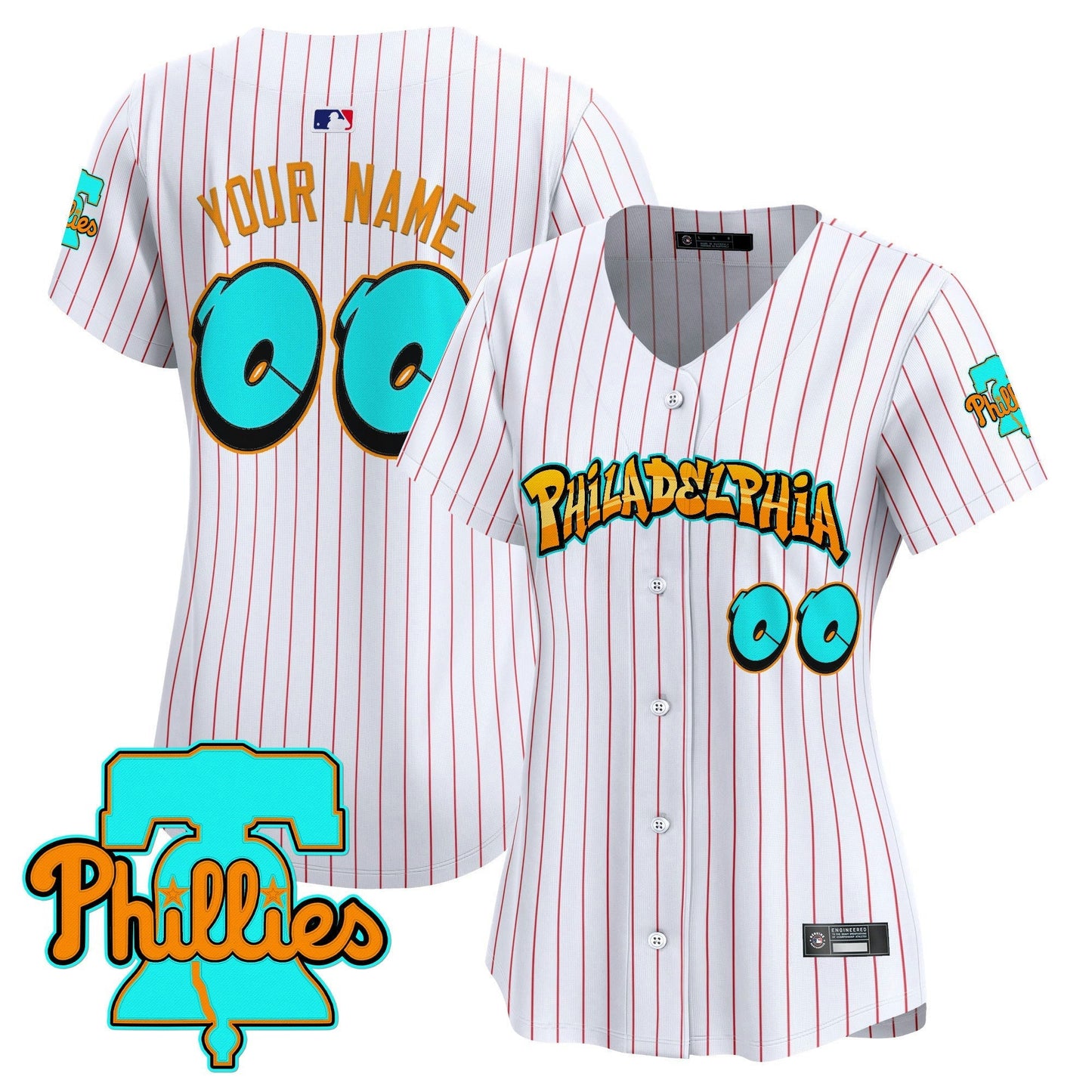 Camisa MLB Philadelphia ‘Graffiti Broad Street Edition’ Vapor Premier Limited Jersey