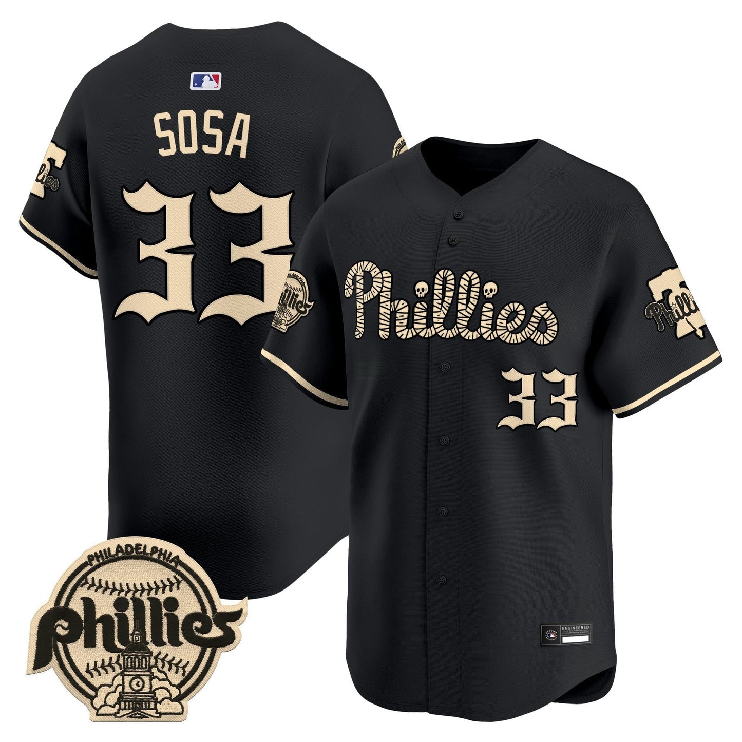 Camisa MLB Philadelphia ‘Halloween Mummy Edition’ Premier Limited Jersey – Stitched