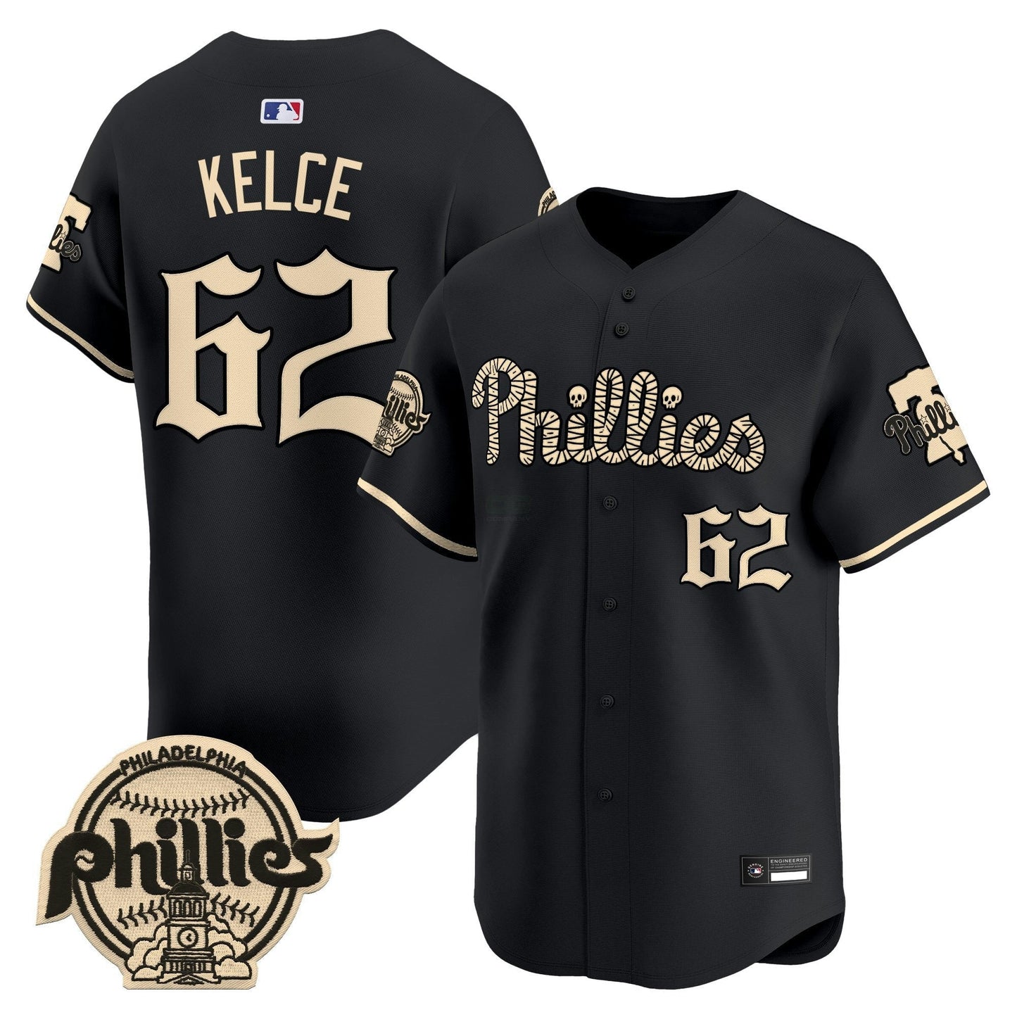 Camisa MLB Philadelphia ‘Halloween Mummy Edition’ Premier Limited Jersey – Stitched