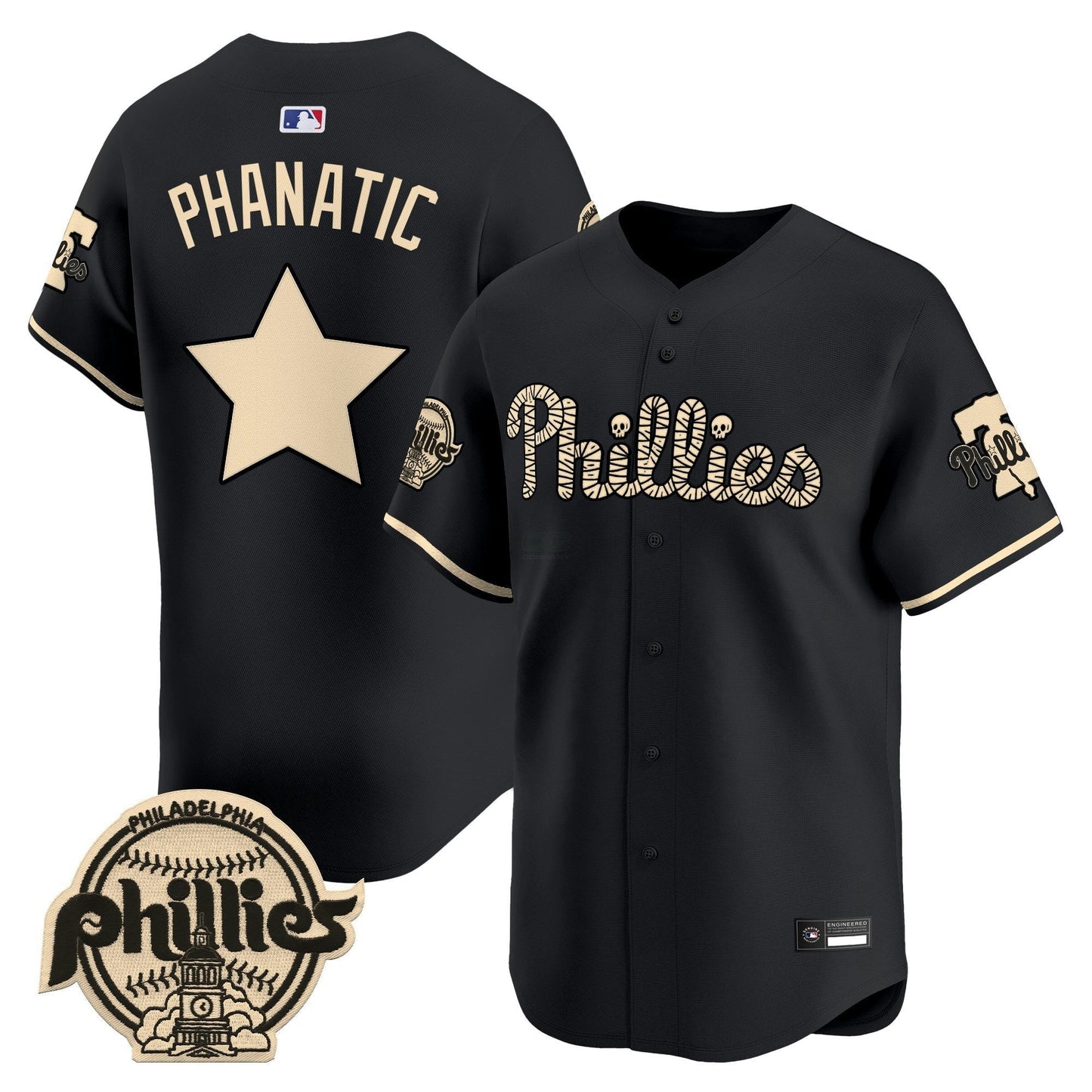 Camisa MLB Philadelphia ‘Halloween Mummy Edition’ Premier Limited Jersey – Stitched