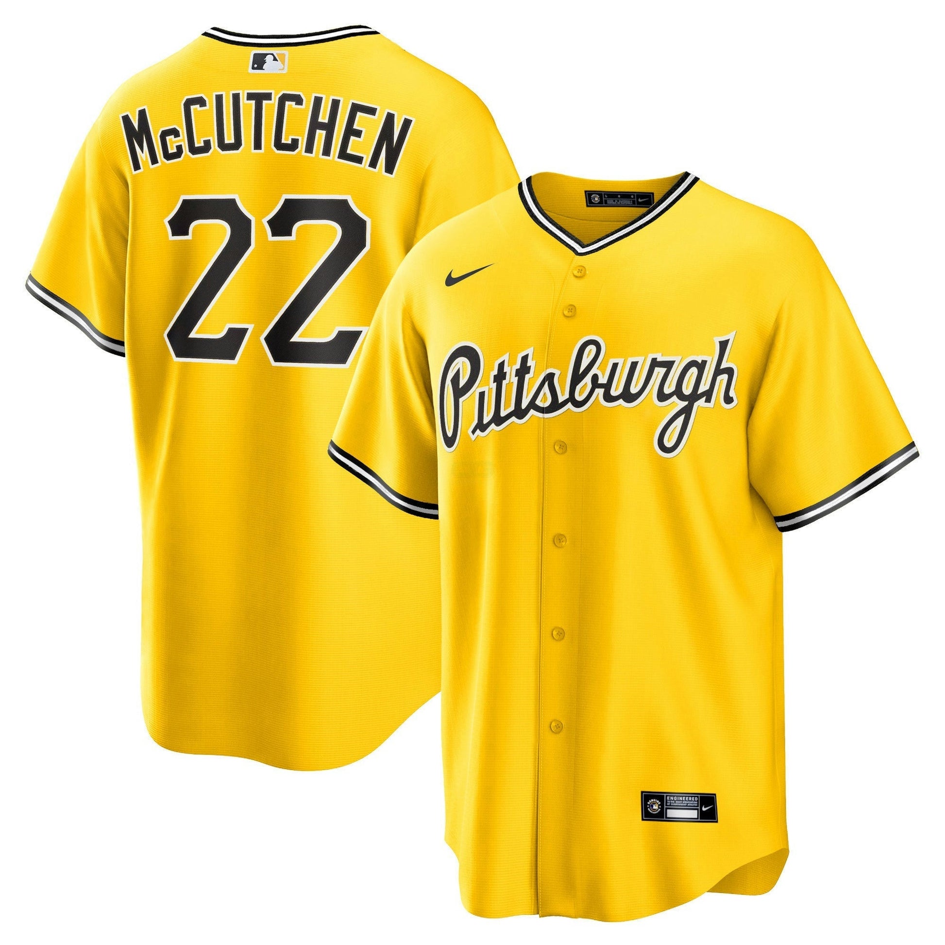 Camisa MLB Pittsburgh 2023 Cool Base Fan Made Jersey