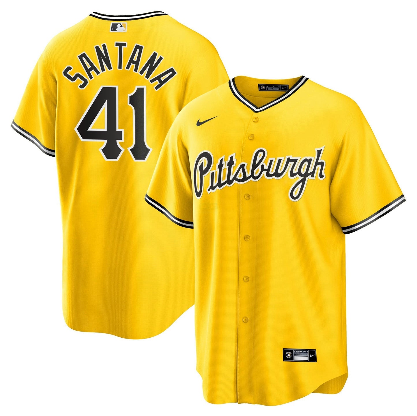 Camisa MLB Pittsburgh 2023 Cool Base Fan Made Jersey