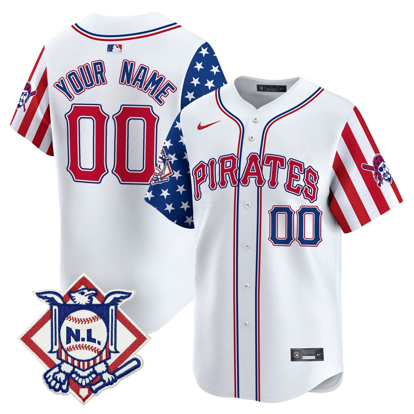 Camisa MLB Pittsburgh 2024 Fourth of July Vapor Premier Limited Jersey