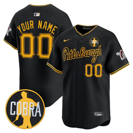 Camisa MLB Pittsburgh ‘Dave Parker Cobra Patch’ Vapor Premier Limited Jersey