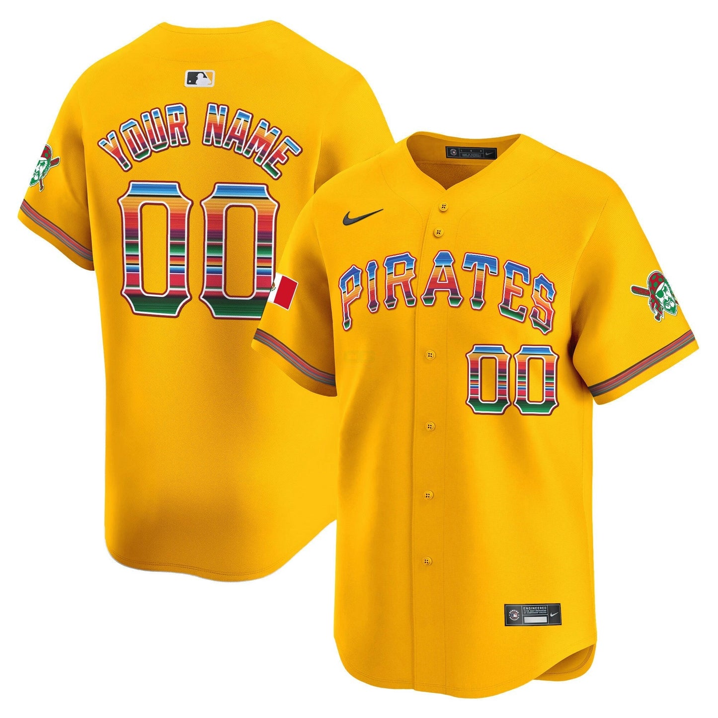 Camisa MLB Pittsburgh Mexico Vapor Premier Limited Jersey