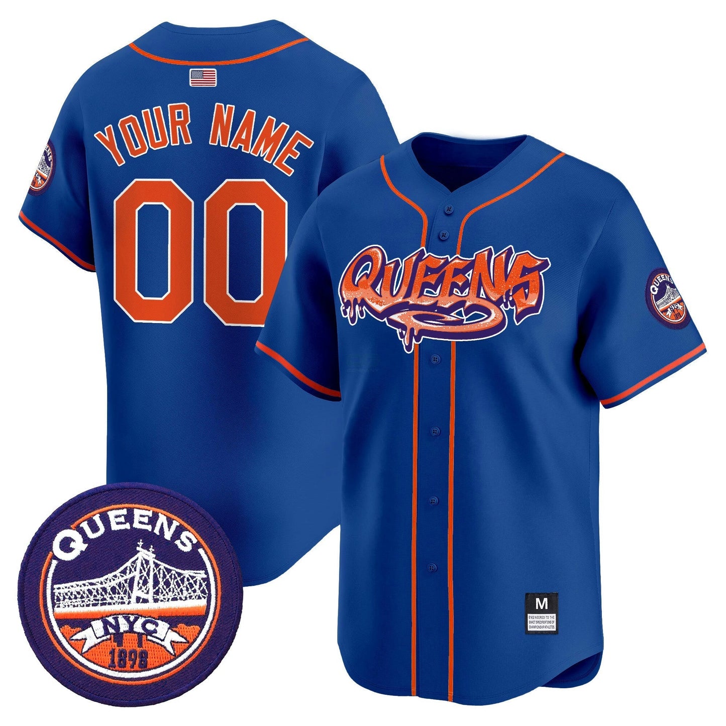 Camisa MLB New York Mets Queens Graffiti Vapor Premier Limited Jersey