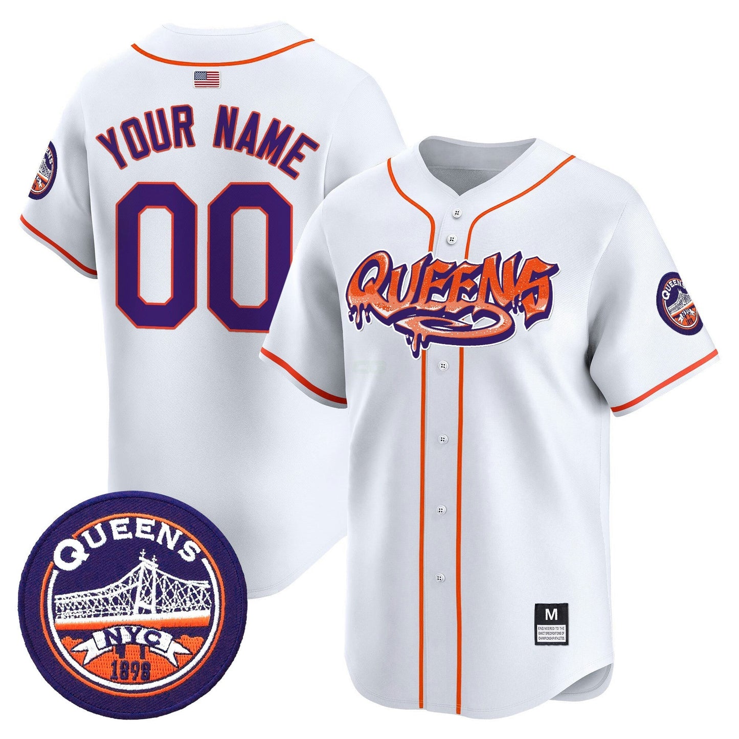 Camisa MLB New York Mets Queens Graffiti Vapor Premier Limited Jersey