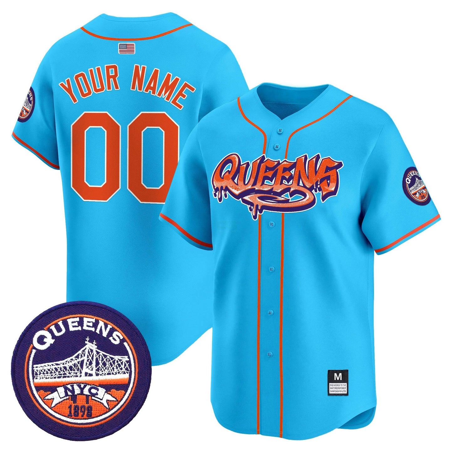 Camisa MLB New York Mets Queens Graffiti Vapor Premier Limited Jersey
