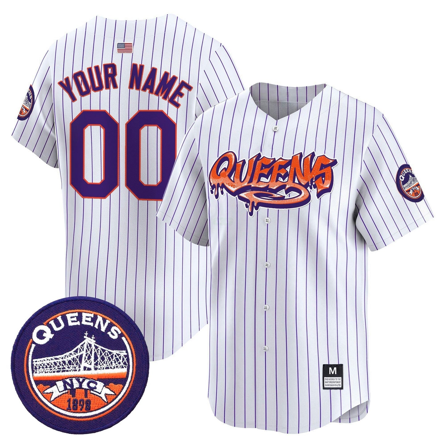 Camisa MLB New York Mets Queens Graffiti Vapor Premier Limited Jersey