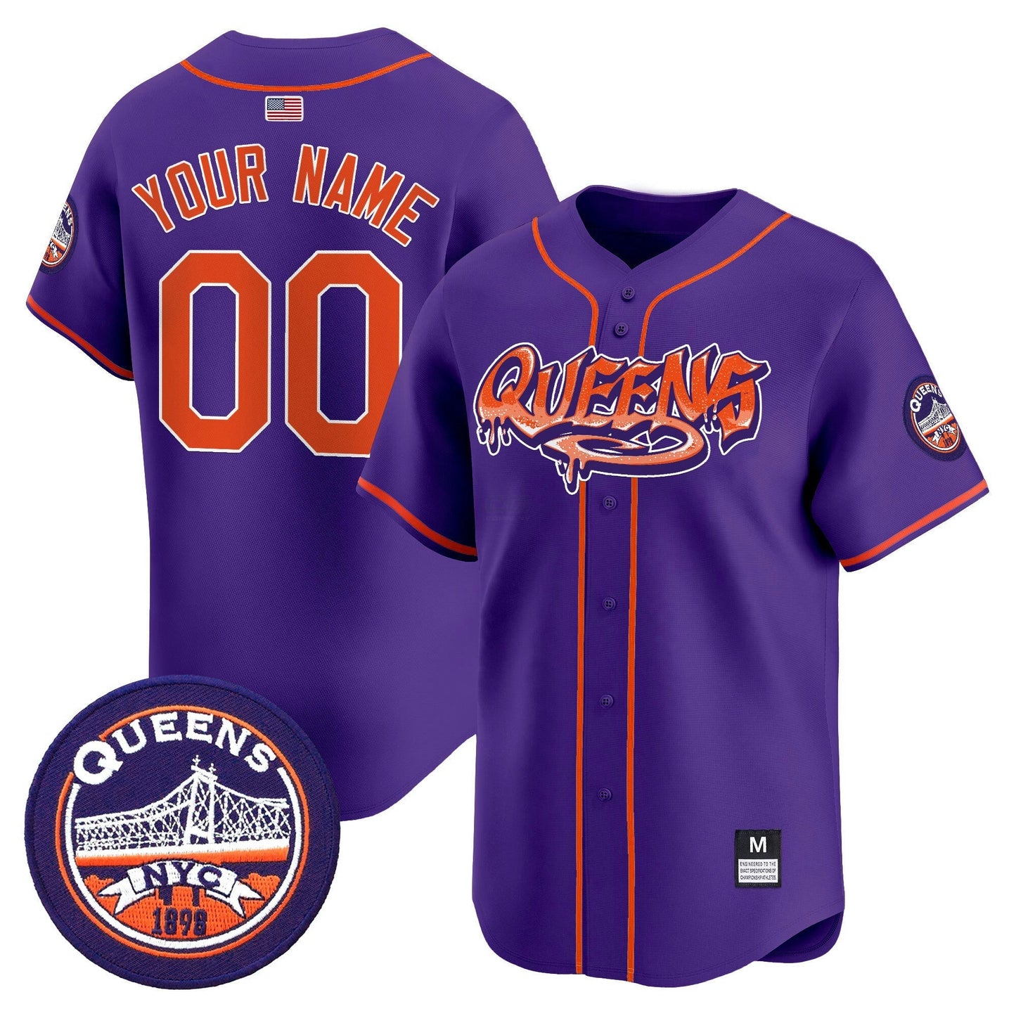 Camisa MLB New York Mets Queens Graffiti Vapor Premier Limited Jersey
