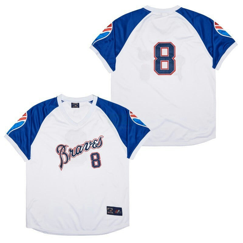 Camisa MLB Atlanta Braves Retro Lopez Jersey - Branca