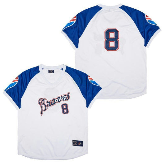 Camisa MLB Atlanta Braves Retro Lopez Jersey - Branca