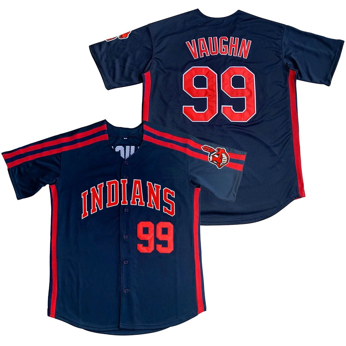Camisa MLB Ricky Vaughn Wild Thing Indians Jersey