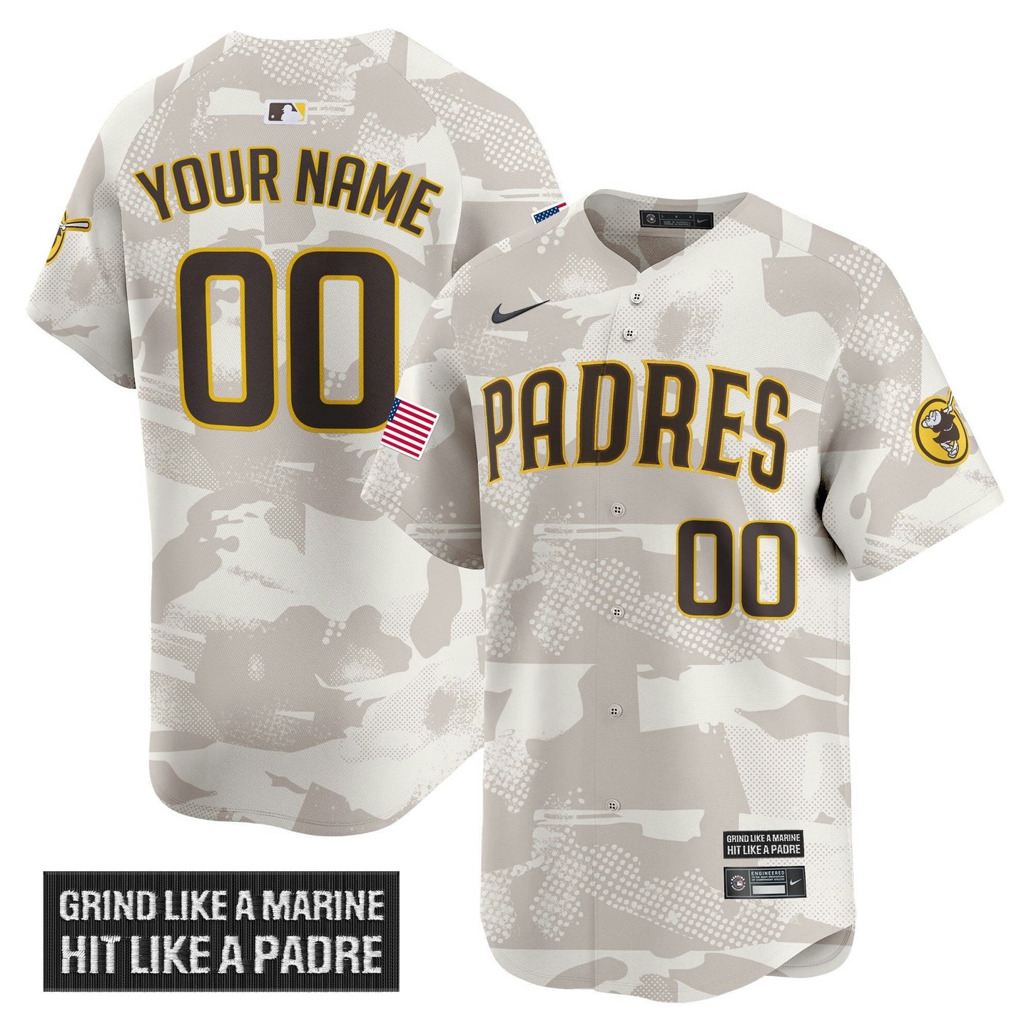 Camisa MLB San Diego 2025 Armed Forces Day Vapor Premier Limited Jersey