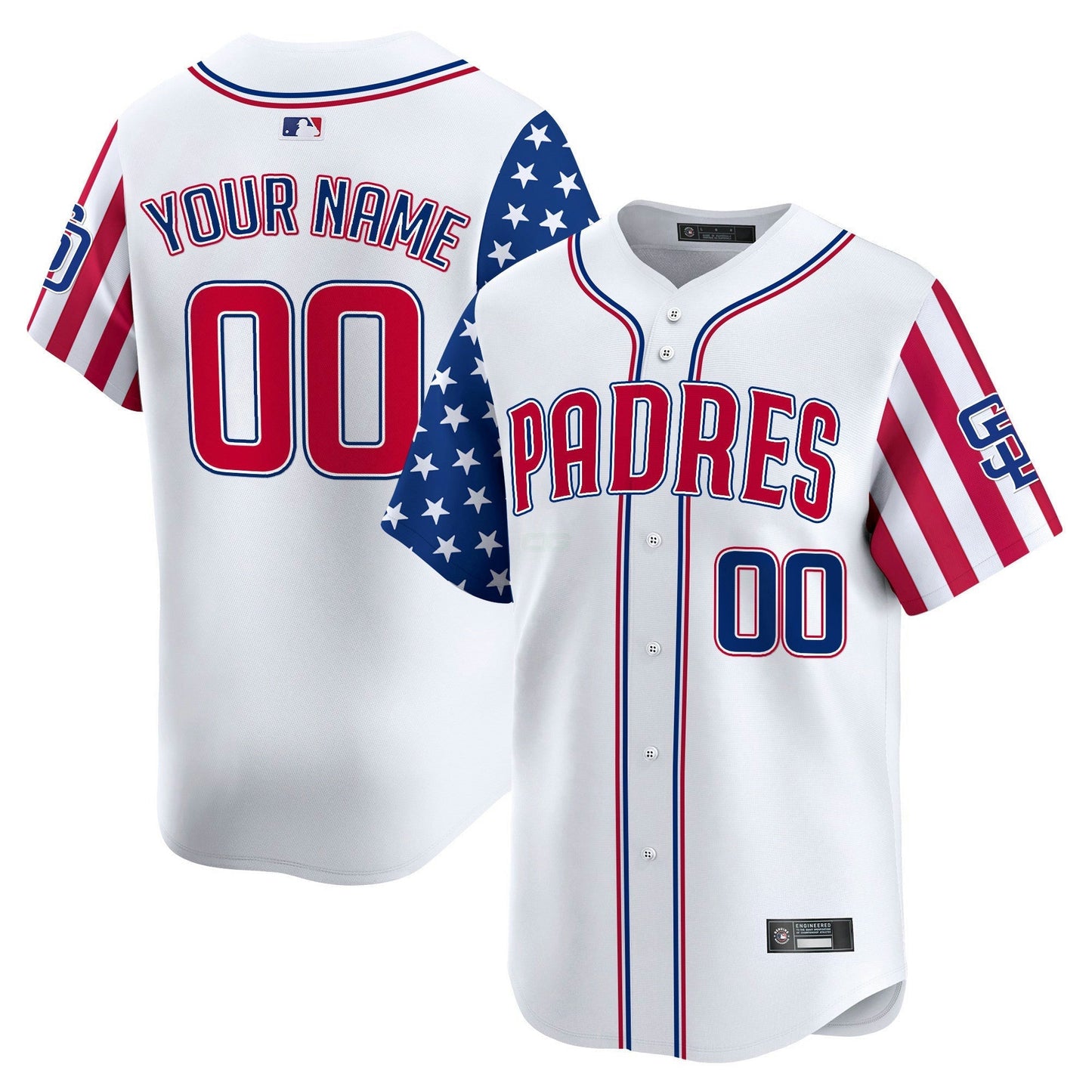 Camisa MLB San Diego 2025 Independence Day Vapor Premier Limited Jersey