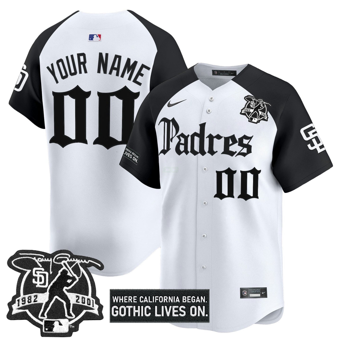 Camisa MLB San Diego ‘Gothic Edition’ Vapor Premier Limited Jersey V2