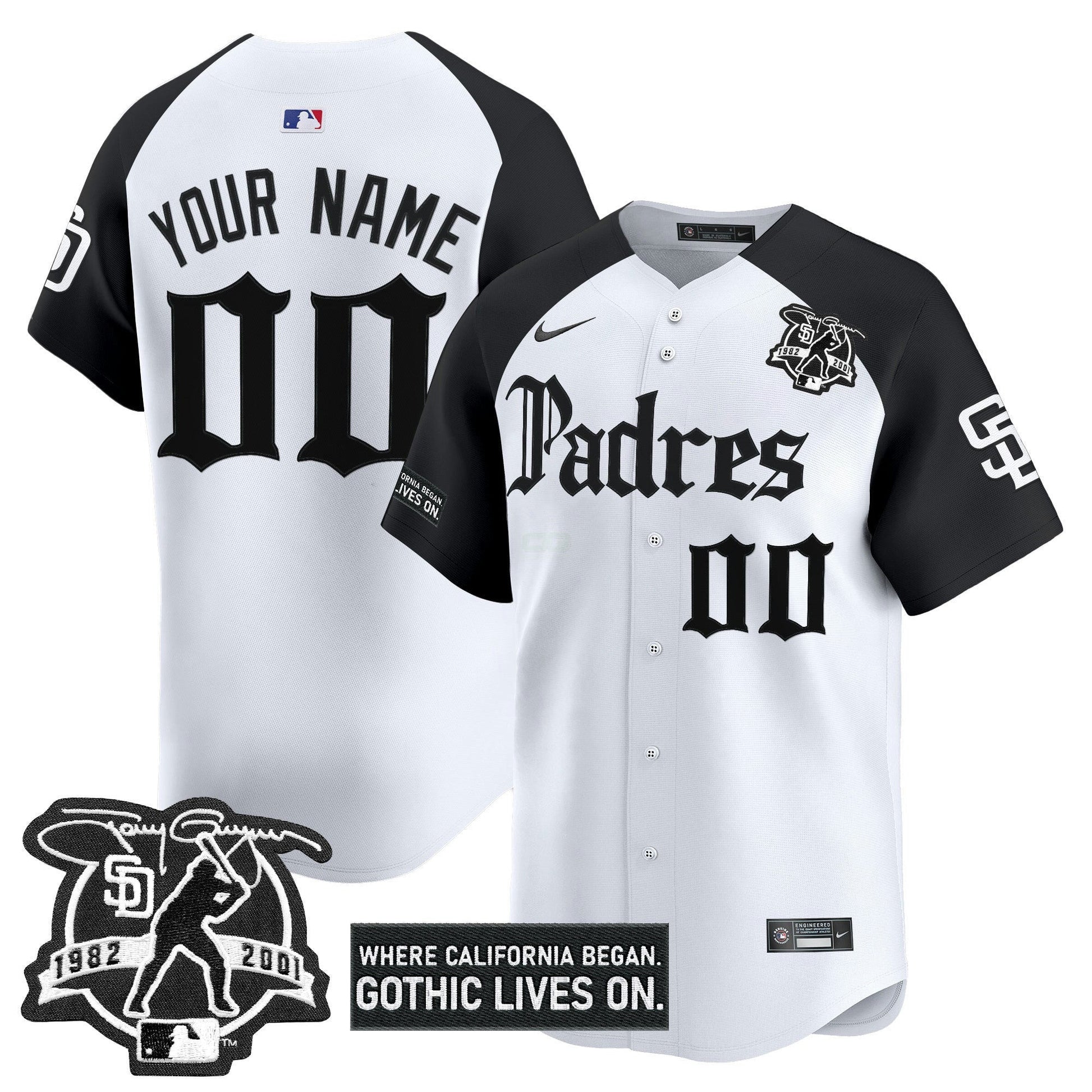 Camisa MLB San Diego ‘Gothic Edition’ Vapor Premier Limited Jersey V2