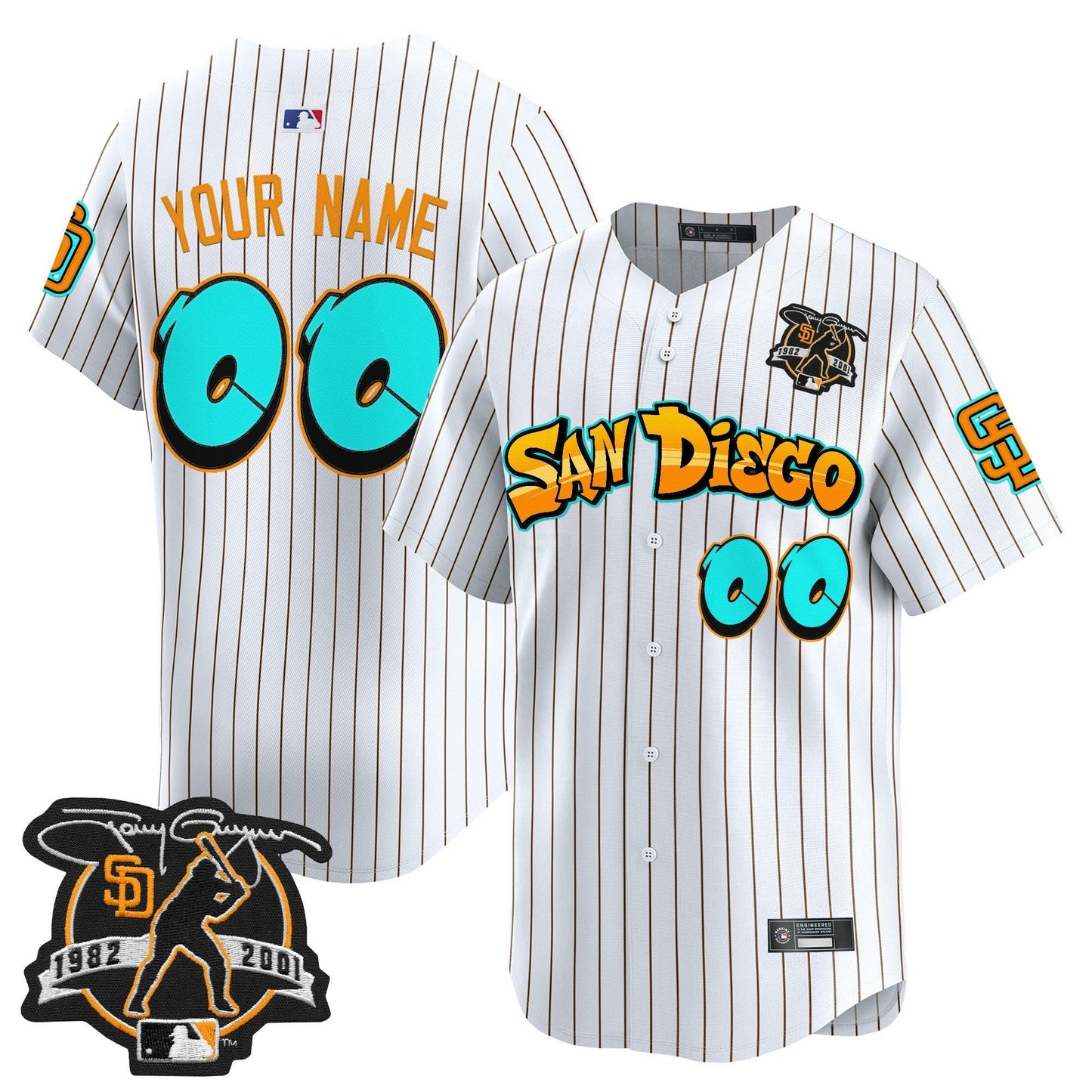 Camisa MLB San Diego ‘Graffiti Barrio Edition’ Vapor Premier Limited Jersey