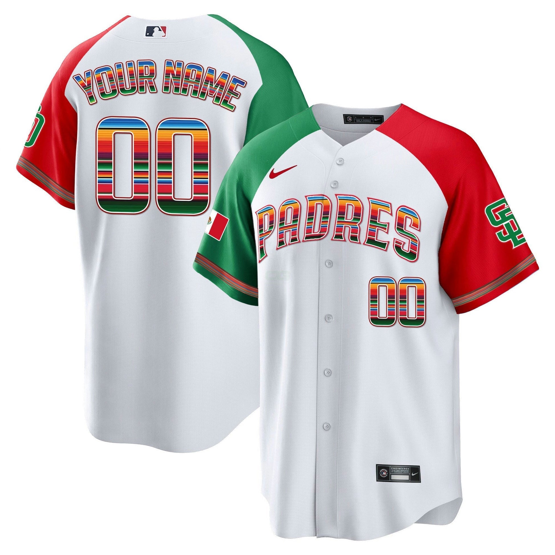 Camisa MLB San Diego Mexico Cool Base Limited Jersey