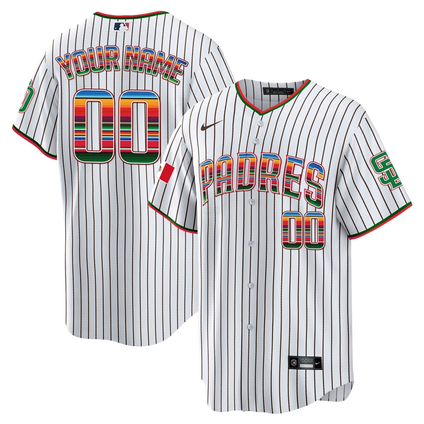 Camisa MLB San Diego Mexico Cool Base Limited Jersey