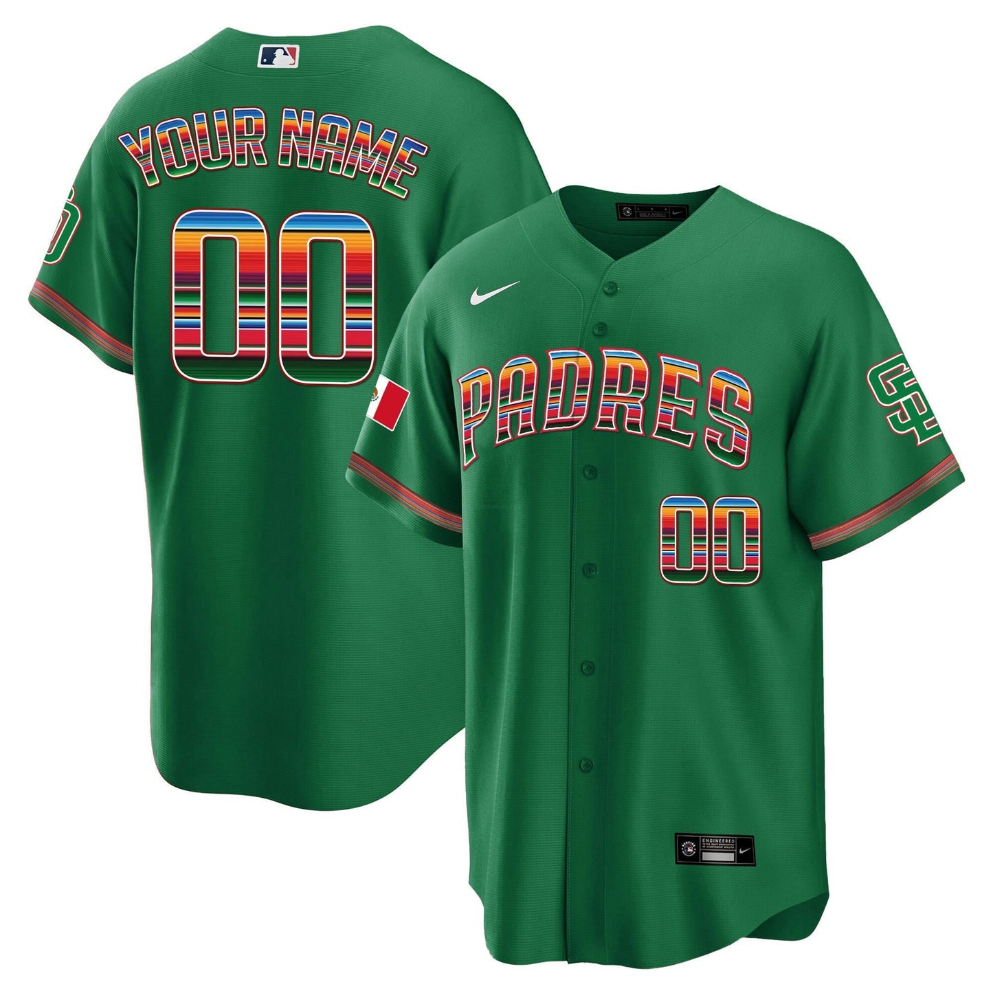 Camisa MLB San Diego Mexico Cool Base Limited Jersey