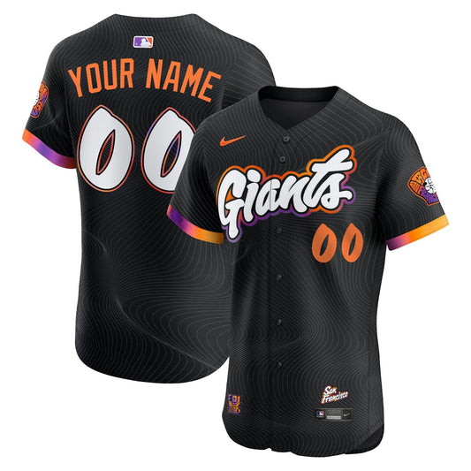 Camisa MLB San Francisco 2025 City Connect Vapor Premier Elite Jersey - Preta