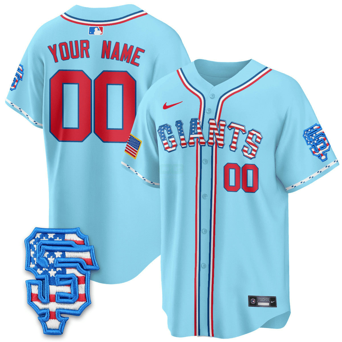 Camisa MLB San Francisco 2025 Fourth of July Vapor Premier Limited Jersey